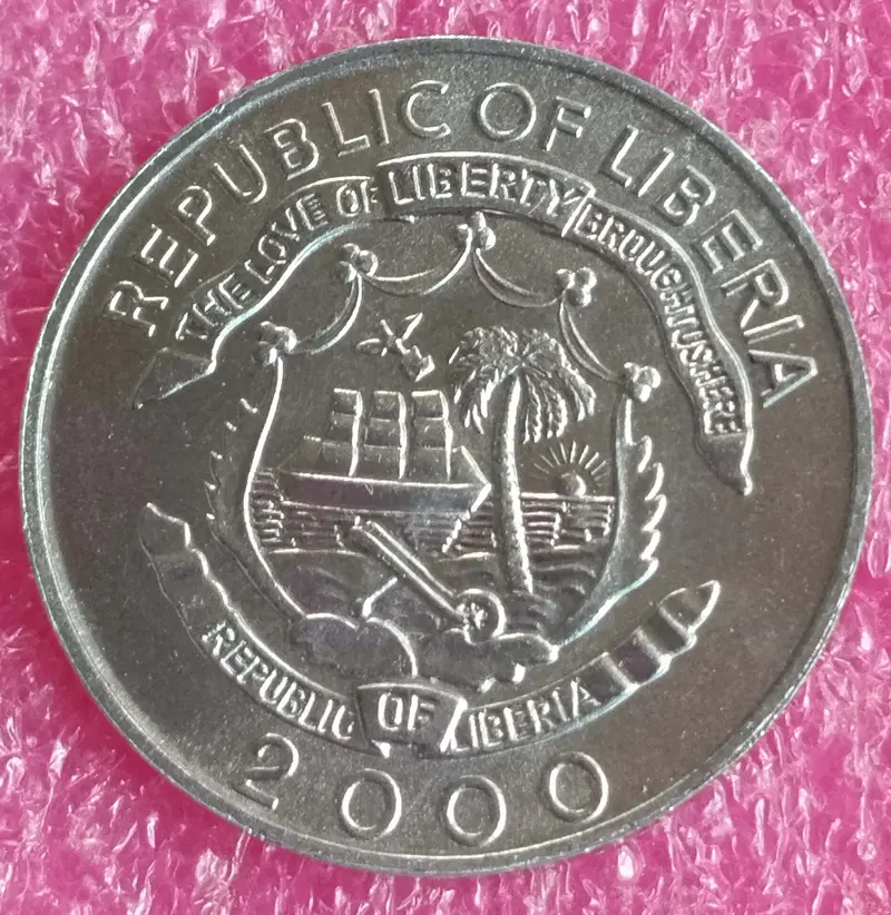 LIBERIA - 5 CENT COIN COMMEMORATIVE - UNC MINT CONDITION (2000) - 1