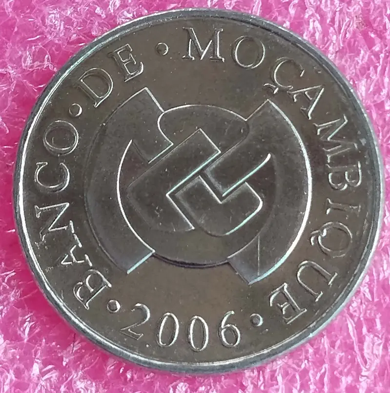 MOZAMBIQE - 2 METICAIS COIN - UNC MINT CONDITION (2006) - 1