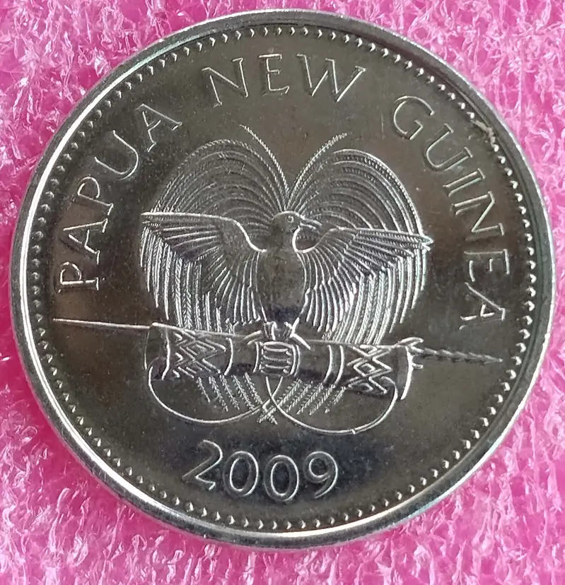 PAPUA NEW GUINEA - 20 TOEA COIN - UNC MINT CONDITION - 1