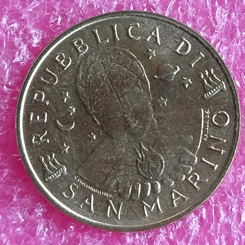 SAN MARINO - 20 LIRE COIN - BUNC CONDITION (2000) - 1