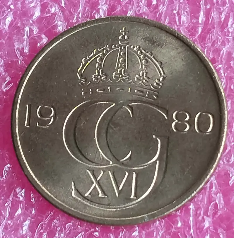 SWEDEN - 50 ORE COIN - B UNC CONDITION - 1