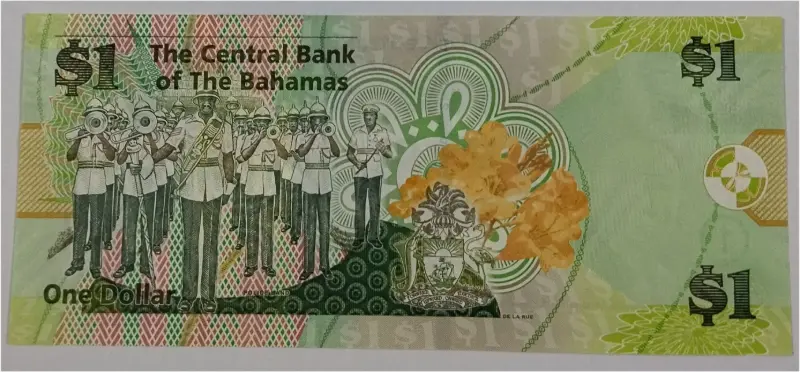 BAHAMAS - $1 BILL -  UNC MINT CONDITION  - 1