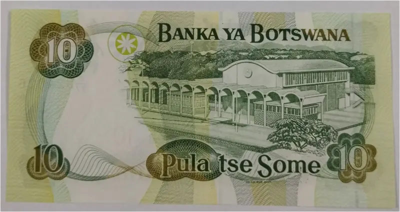 BOTSWANA - 10 PULA - UNC MINT CONDITION (1966) - 1