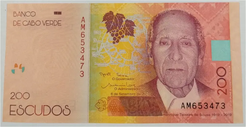 CAPE VERDE - 200 ESCUDOS - UNC MINT CONDITION - 1