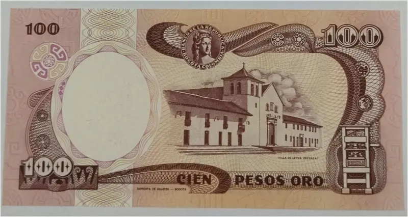 COLOMBIA - 100 PESOS - UNC MINT CONDITION (1990 - 1991) - 1