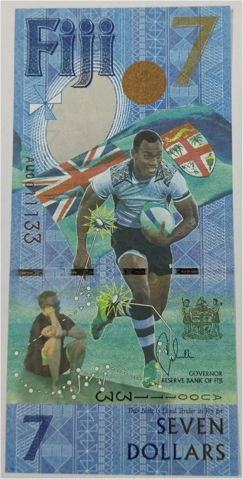 FIJI - 7 DOLLARS - UNC MINT CONDITION (2017) - 1