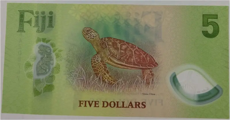 FIJI - 5 DOLLARS - POLYMER NOTE - GEM UNC MINT CONDITION (2026) - 1