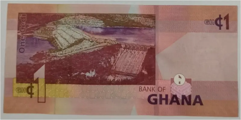 GHANA - 1 CEDIS - GEM UNC MINT CONDITION (2019) - 1