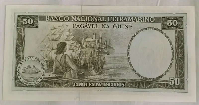 GUINEA - 50 ESCUDOS -  GEM UNC CONDITION (1971) - 1