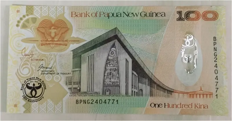 GUINEA - 100 KINA PAPUA NEW GUINEA - GEM UNC MINT CONDITION (2008) - 1