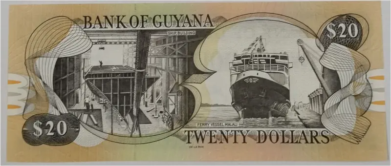 GUYANA - 20 DOLLAR - GEM UNC MINT CONDITION (1996 & 2018) - 1