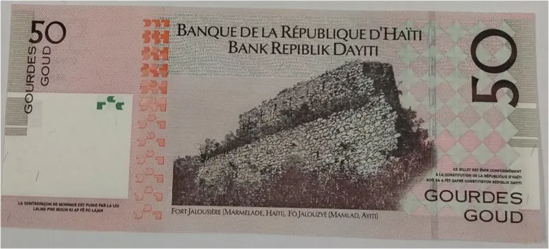 HAITI - 50 GOURDES - UNC MINT CONDITION - 1
