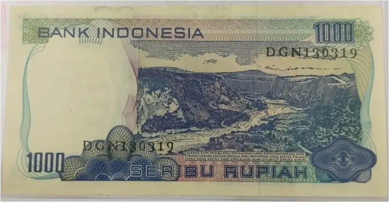 INDONESIA - 1000 RUPIAH - UNC CONDITION (1980) - 1