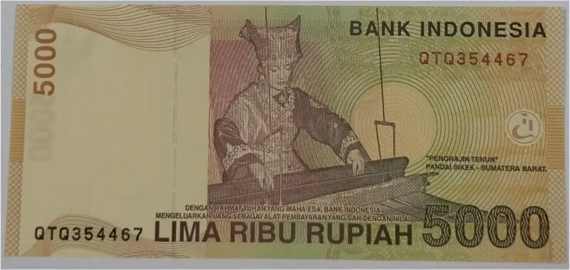INDONESIA - 5000 RUPIAH - UNC MINT CONDITION (2001 - 2016) - 1