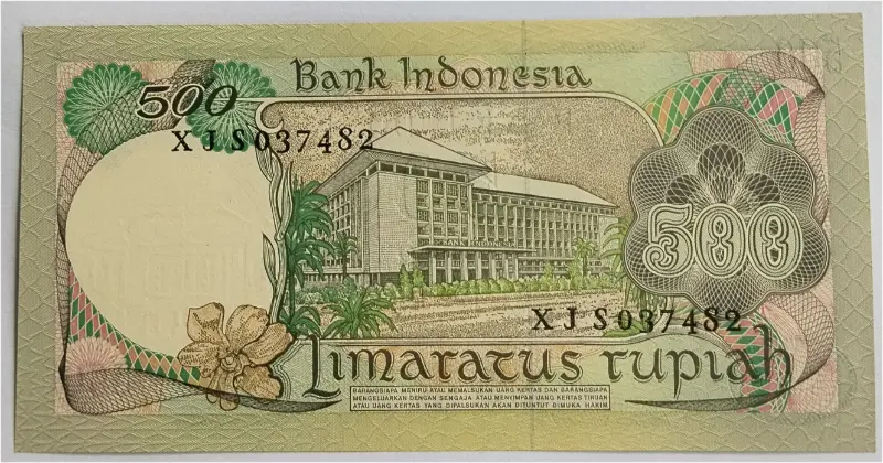 INDONESIA - 500 RUPIAH -  GEM UNC MINT CONDITION (1977) - 1