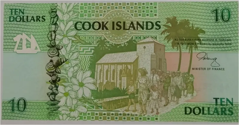 ISLAND - 10 DOLLAR - UNC GEM MINT CONDITION (1992) - 1