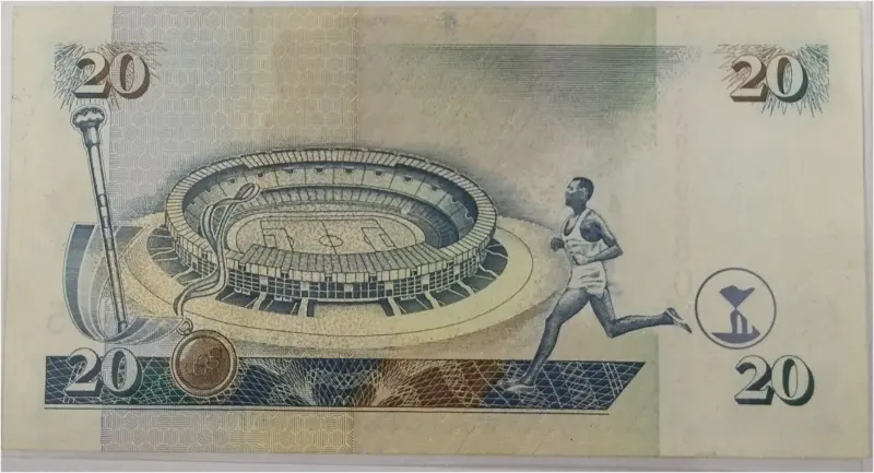 KENYA - 20 SHILLINGS -  UNC MINT CONDITION (1995) - 1