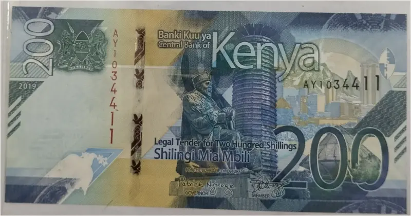 KENYA - 200 SHILLING - GEM UNC MINT CONDITION (2019) - 1