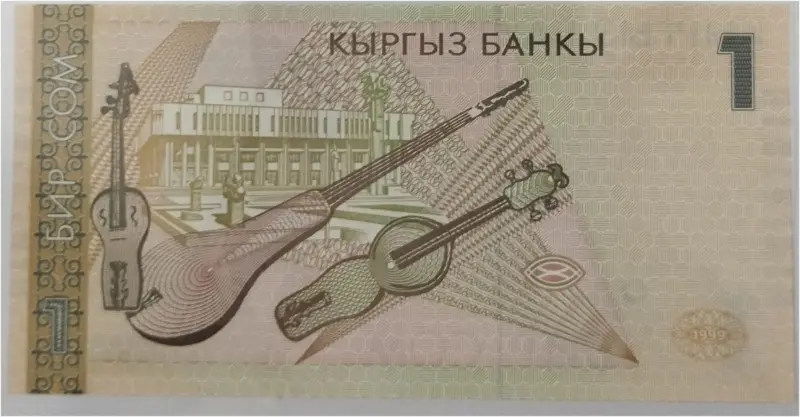 KYRGYZSTAN - 1 SOM - UNC MINT CONDITION (1994) - 1