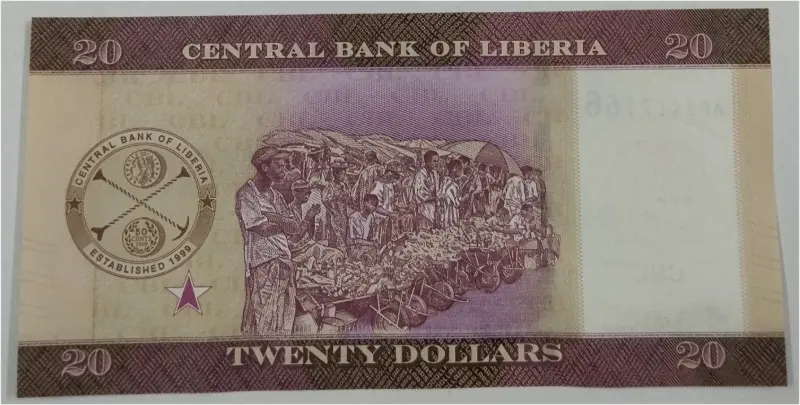 LIBERIA - 20 DOLLAR - GEM UNC MINT CONDITION (2022 & 2024) - 1