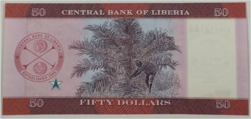 LIBERIA - 50 DOLLAR - UNC MINT CONDITION (2022) - 1