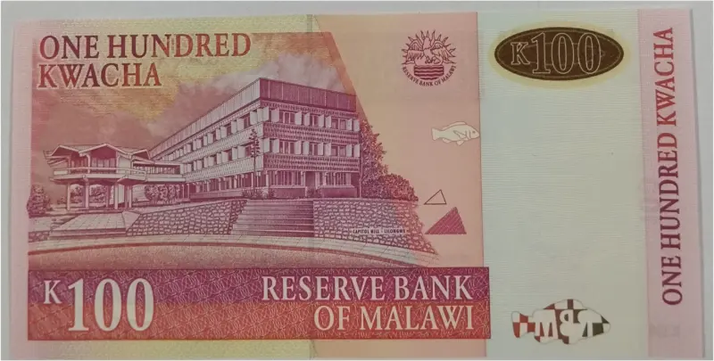 MALAWI - 100 KWACHA - UNC MINT CONDITION - 1