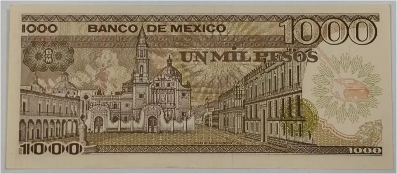 MEXICO - 1000 PESOS -  UNC MINT CONDITION (1983 & 1984) - 1