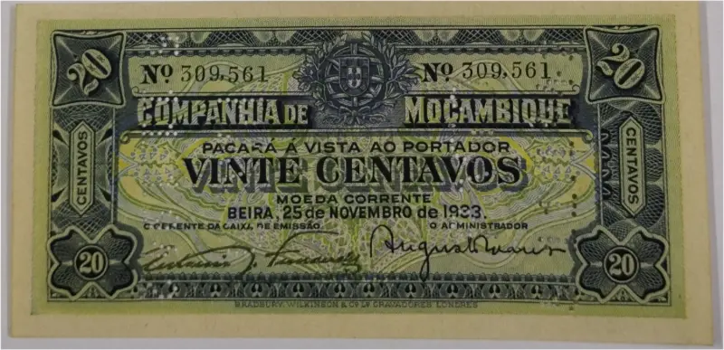 MOZAMBIQUE - 20 CENTAVOS -  UNC CONDITION (1993) - 1