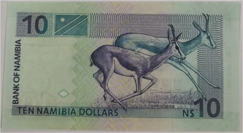 NAMIBIA - 10 DOLLAR -  UNC MINT CONDITION - 1