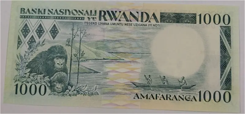 RWANDA - 1000 FRANCS - UNC MINT CONDITION (1988 ) - 1