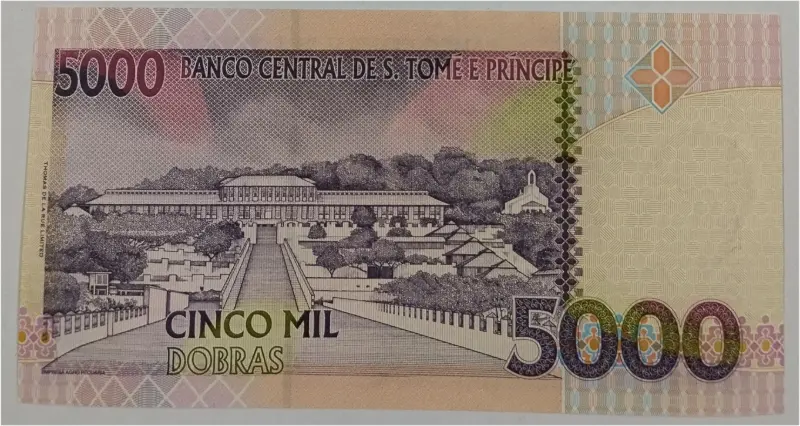 SAO TOME AND PRINCIPE - 5000 DOBRAS - GEM UNC MINT CONDITION (1996) - 1