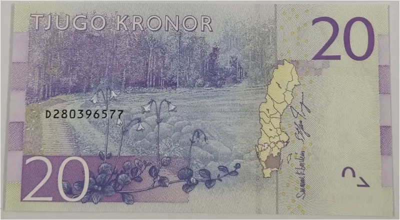SWEDEN - 20 KRONOR - UNC MINT CONDITION (2015) - 1