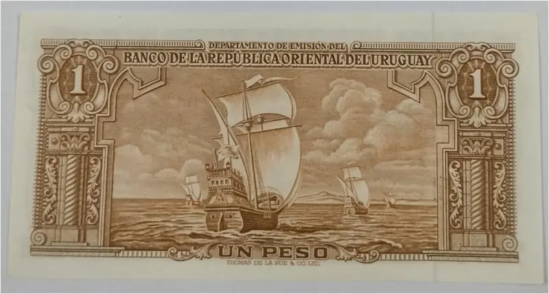 URUGUAY - 1 PESO - GEM UNC MINT CONDITION (1939) - 1