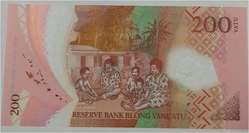 VANUATU - 200 VATU -  POLYMER NOTE - UNC MINT CONDITION (2014 & 2020) - 1