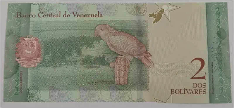 VENEZUELA - 2 BOLIVAR - UNC & MINT CONDITION (2018) - 1
