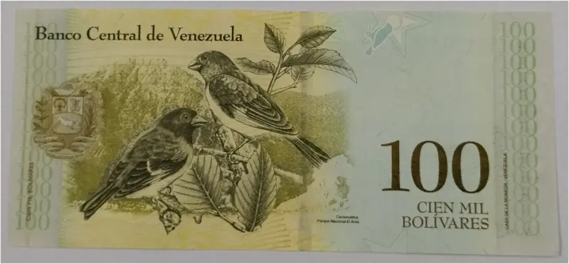 VENEZUELA - 100 BOLIVAR - UNC & MINT CONDITION (2017) - 1