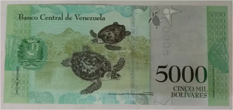 VENEZUELA - 5,000 BOLIVAR - UNC & MINT CONDITION (2016 & 2017) - 1