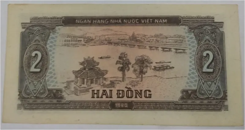 VIETNAM - 2 DONG - A UNC CONDITION  (1980) - 1