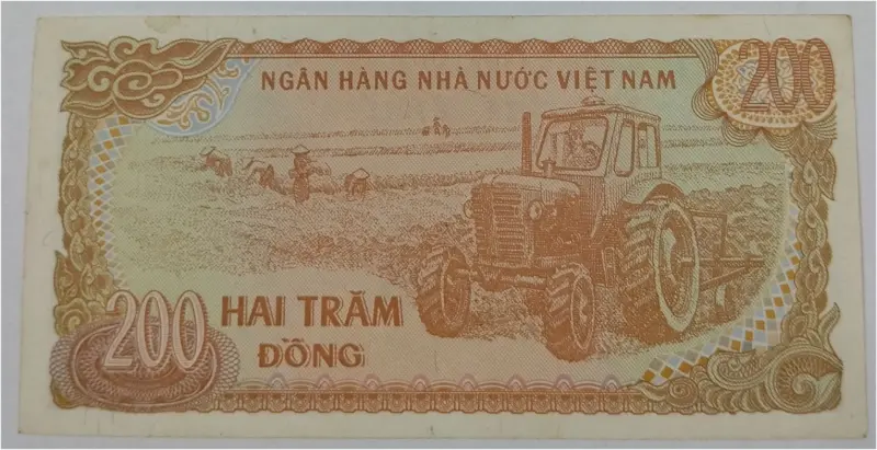 VIETNAM - 200 DONG -  UNC CONDITION  (1987) - 1