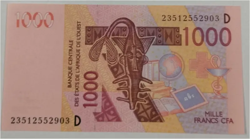 WEST AFRICA - 1000 FRANCS( MALI ) -  UNC MINT CONDITION  - 1