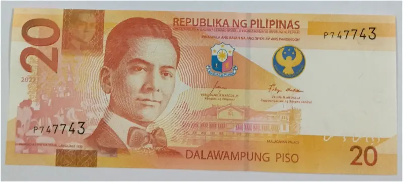 PHILIPPINES - 20 PESO - GEM UNC MINT CONDITION (2022) - 1