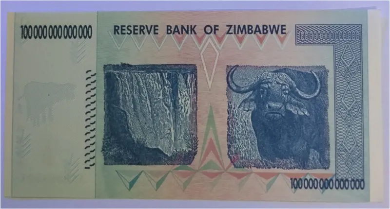 ZIMBABWE - 100 TRILLION DOLLARS  (2008) - 1