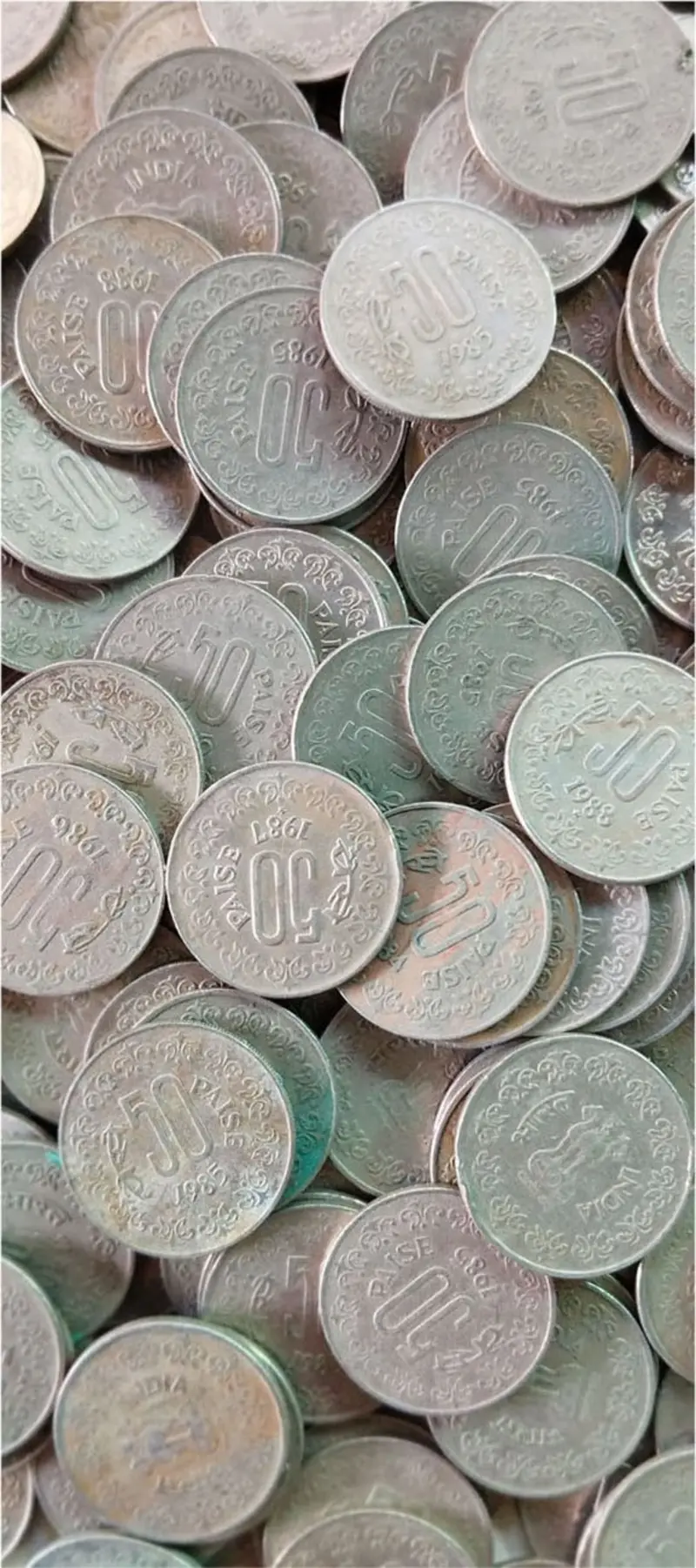 50 Paise Copper Nickel (80`s) - 50