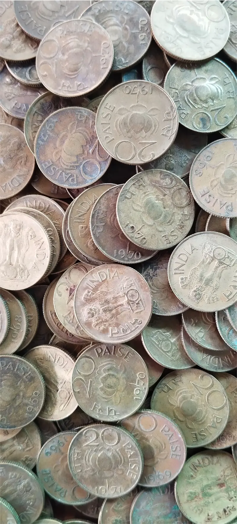 2 Paisa" coin. It was a standard circulation coin of the Republic of India. 